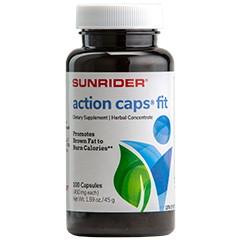 Action Caps® Fit 100 Caps/Bottle