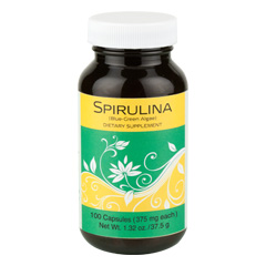 Spirulina  100 Capsules/Bottle
